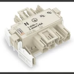 Síťový adaptér síťová zástrčka - síťová zásuvka počet kontaktů: 4, bílá, 25 ks