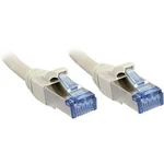 Síťový kabel RJ45 LINDY 47136, CAT 6A, S/FTP, 5.00 m, šedá