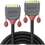 DVI kabel LINDY [1x DVI zástrčka 18+1pólová - 1x DVI zástrčka 18+1pólová] černá 10.00 m