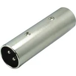 XLR adaptér Kash 55063-1, XLR zástrčka - XLR zástrčka, stereo, pólů 3, 1 ks