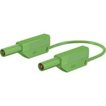 Stäubli SLK4075-E/N bezpečnostní měřicí kabely [lamelová zástrčka 4 mm - lamelová zástrčka 4 mm] zelená, 2.00 m