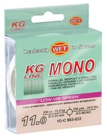 Wft vlasec kg mono green 300 m - 0,18 mm 3,7 kg