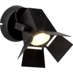 Nástěnný reflektor GU10 5 W halogenová žárovka Brilliant Movie G08910/76 černá (matná)