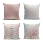 Súprava 4 obliečok na vankúše Minimalist Cushion Covers All About Pastel, 45 x 45 cm