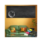 Set nástennej tabuľovej samolepky a 4 fixiek Ambiance Giant Chalkboard, 60 × 200 cm