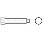 Šesťhranné skrutky TOOLCRAFT 108825 M16 DIN 561 120 mm oceľ 10 ks