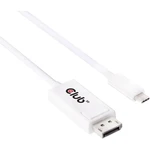 club3D USB-C™ / DisplayPort káblový adaptér #####USB-C™ Stecker, #####DisplayPort Stecker 1.20 m biela CAC-1517  #####Di