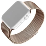 Remienok FIXED Mesh Strap na Apple Watch 38/40/41mm (FIXMEST-436-RG) ružový/zlatý Univerzální řemínek FIXED Mesh Strap se síťovaným výpletem z nerezov