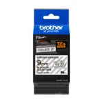 Brother TZ-S121 / TZe-S121 Pro Tape, 9mm x 8m, čierna tlač/priehľadný podklad, originálna páska