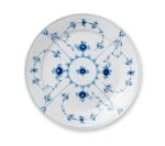 Talíř Blue Fluted Plain, 25 cm - Royal Copenhagen