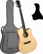 Cascha CGA300 Natural Akustikgitarre