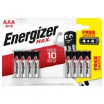 Energizer MAX AAA 4+4 zdarma