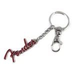 Fender Keychain Logo Red Brelok