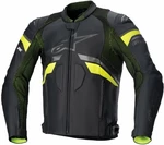 Alpinestars GP Plus R V3 Rideknit Leather Jacket Black/Yellow Fluo 58 Blouson de cuir