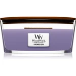 Woodwick Lavender Spa vonná svíčka s dřevěným knotem (hearthwick) 453 g