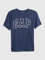Tmavomodré chlapčenské tričko Gap