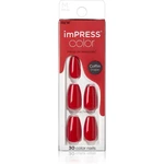 KISS imPRESS Color Medium umelé nechty Reddy or Not 30 ks