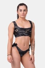 Dámské plavky Nebbia  Miami sporty bikini - top 554 volcanic black S