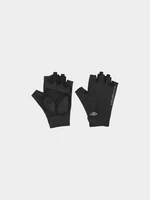 Unisex cyklistické rukavice s gélovými výstelkami - čierne