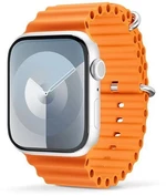 Silikonový řemínek Epico Ocean pro Apple Watch 38/40/41mm, oranžová