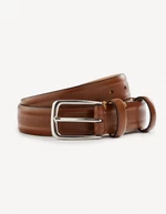 Brown men's leather belt Celio Gisillage1