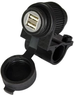 Oxford Dual USB socket (5V 2Amp) USB / 12V konektor na motorku