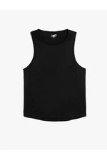 Koton Sports Vest Sleeveless Back Printed Crew Neck