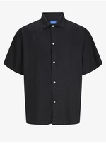 Men's Short Sleeve Linen Shirt Jack & Jones Faro - Men's