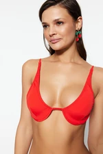 Trendyol Red Underwire Bikini Top