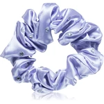 Crystallove Crystalized Silk Scrunchie hedvábná gumička do vlasů barva Lilac 1 ks