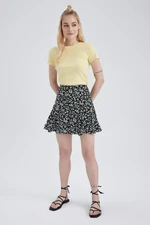 DEFACTO Patterned Mini Skirt