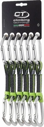 Climbing Technology Lime Set NY Expreska Silver Solid Straight/Solid Bent Gate 12.0