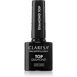 Claresa UV/LED Top Diamond No Wipe vrchný gélový lak pre ochranu a lesk bez výpotku 5 g