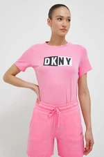 Tričko Dkny dámsky, fialová farba, DP2T5894