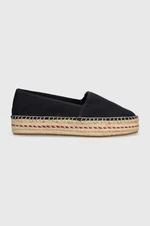 Espadrilky Tommy Hilfiger TH EMBROIDERED FLATFORM tmavomodrá barva, na platformě, FW0FW07014