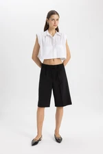 DEFACTO High Waist Wide Leg Shorts