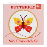 Zestaw kreatywny Cross-stitch Kit Butterfly – Rex London