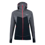 Women's sweatshirt Salewa Puez hybrid polarlite hooded fleece Navy blazer melange