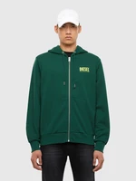 Diesel Sweatshirt - SGIRKHOODZIPLOGO dark green