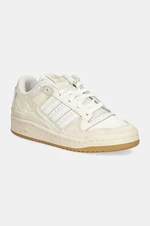 Dětské kožené sneakers boty adidas Originals FORUM LOW CL béžová barva, ID6861