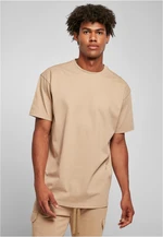 Heavy oversized union t-shirt beige color