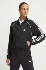 Bunda adidas Originals dámská, černá barva, přechodná, IT9689