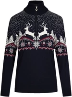 Dale of Norway Dale Christmas Womens Navy/Off White/Redrose S Pulóver