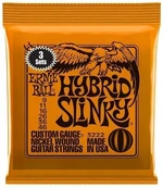 Ernie Ball 3222 Hybrid Slinky 3-Pack Corde Chitarra Elettrica