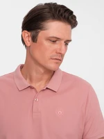 Ombre Men's pique knit polo shirt