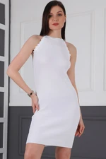 Z2012 DEWBERRY WOMEN'S DRESS-WHITE