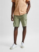 Light Green Shorts with Pockets Selected Homme Marcos - Men