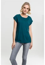 Women's T-shirt with extended shoulder