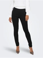 Black women's trousers in suede finish ONLY Jo - Women