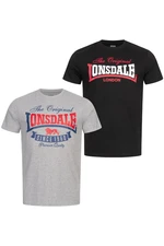 Férfi póló Lonsdale Double Pack